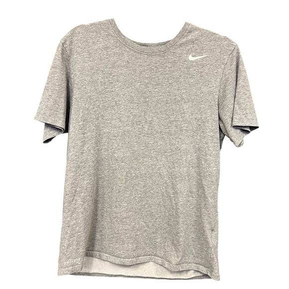 The Nike Tee Men's Dri-Fit Gray Athletic Tee Medium - Picture 1 of 3